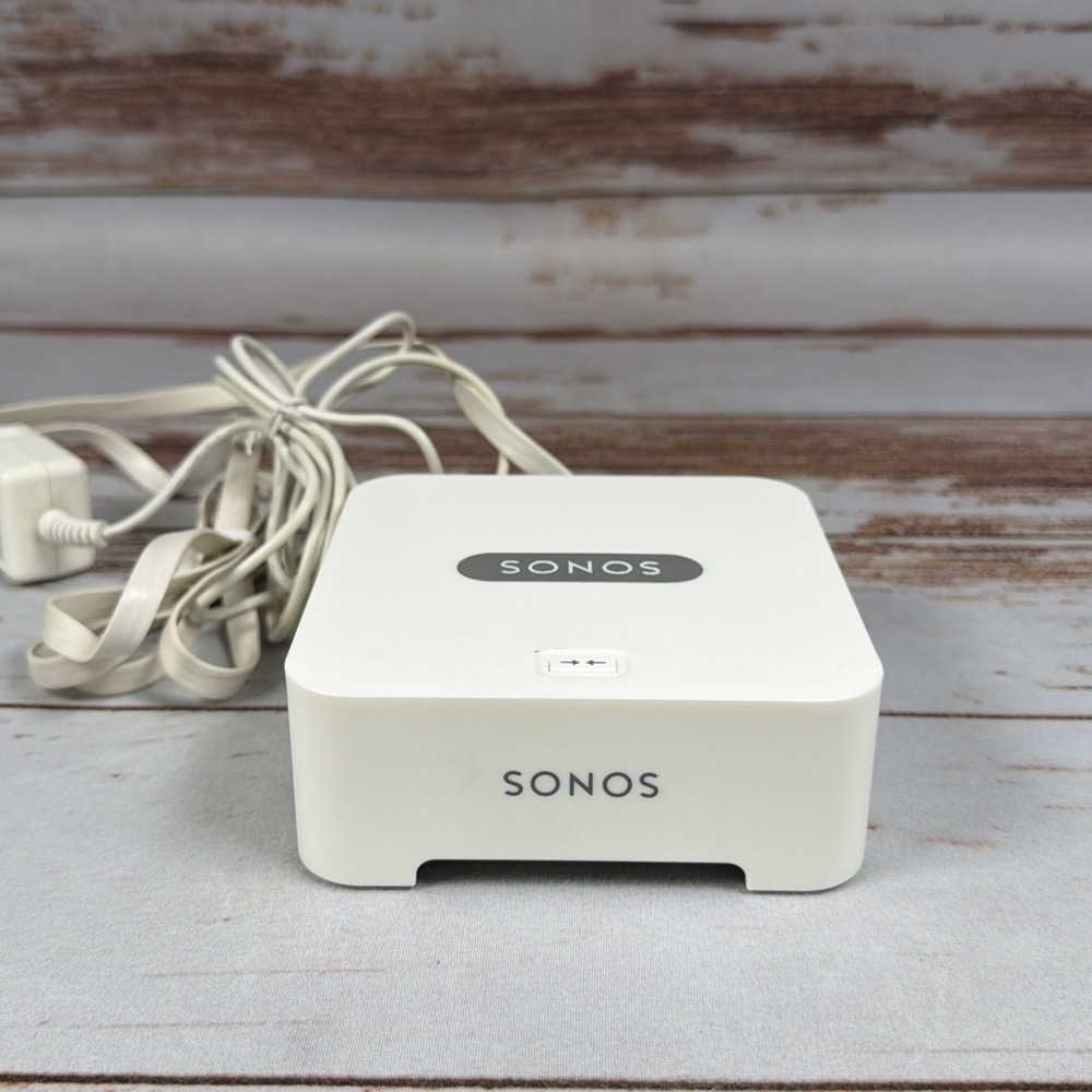Sonos ZoneBridge BR100 Wireless HiFi System White w/ Power Supply & Ethernet